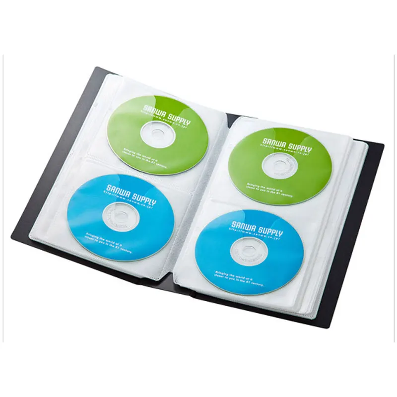 Ymjywl CD caso 72 gran capacidad carpeta CD caso de alta calidad caja de paquete de CD para casa estantería de almacenamiento CD