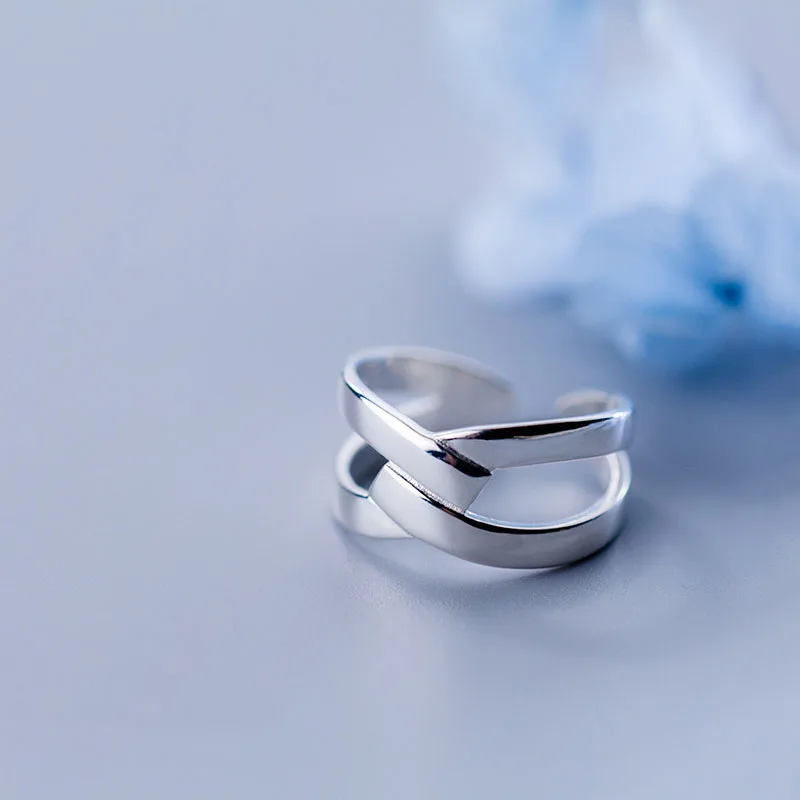INZATT, настоящее 925 пробы, серебряное кольцо с полым крестом для женщин, модное, свадебное, классическое, хорошее ювелирное изделие, аксессуары, подарок