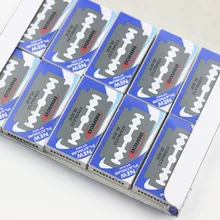 Dorco Высокое качество 100 шт лезвия профессиональные лезвия для волос лезвия из нержавеющей стали лезвия для стрижки волос, LZN0018