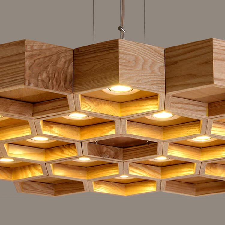 WOOD PENDANT LAMP 22
