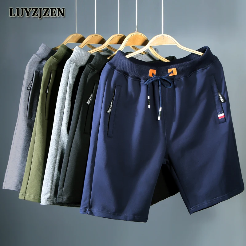 

Summer Men Shorts Cotton New Arrival Brand Casual Solid Beach Shorts Mens Elastic Waist Bermuda Short Trousers High Quality 5XL