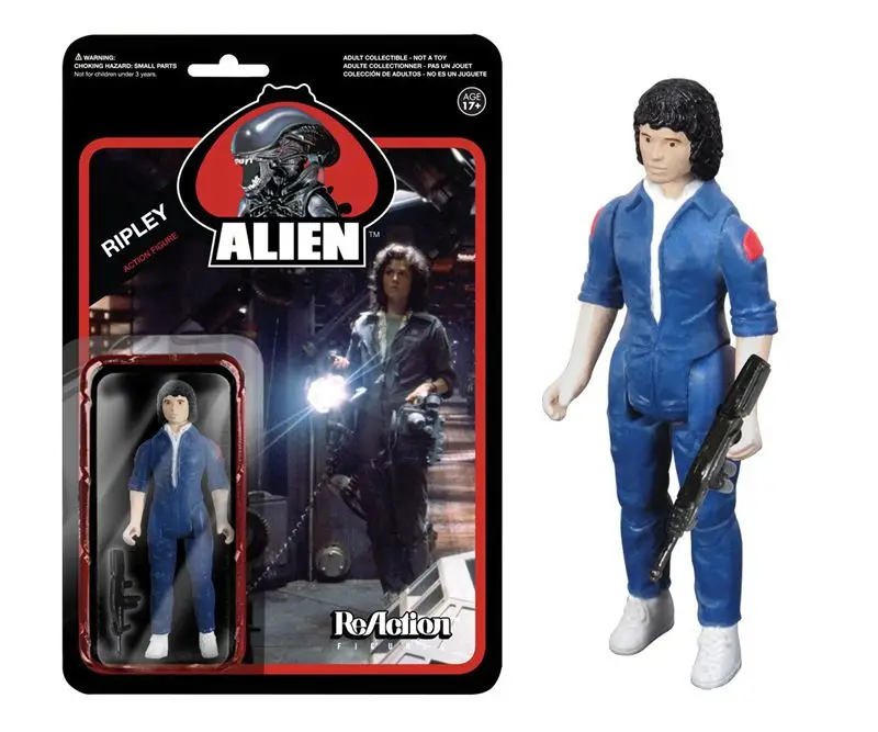 Funko ReAction Figure Alien-Ripley Виниловая фигурка Коллекционная модель игрушки с оригинальной коробкой