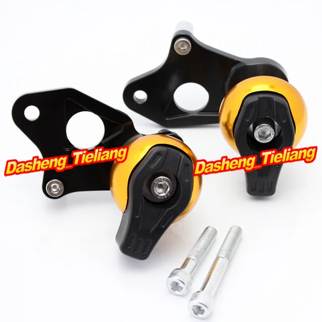 

For Suzuki GSXR 600 750 2006-2010 K6 Frame Sliders Crash Pads Protector, Motorcycle Spare Part, Gold Color