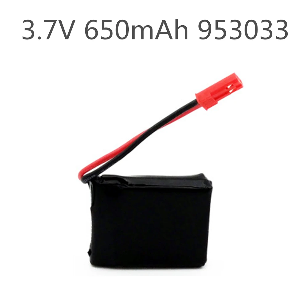 1pcs 3.7V 650mAh LiPo Battery for X8TW X8T Q1012 Q9 Remote Control airplane RC Spare Parts JST connector 953033 1pcs 3.7V 650mAh LiPo Battery for X8TW X8T Q1012 Q9 Remote Control airplane RC Spare Parts JST connector 953033