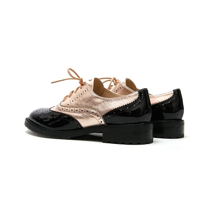 Casual Femelle Argent Chaussures Feminino Bullock Sapatos Cuir Véritable Pour Ugi En Couleurs Couro Mélangées Femmes golden cFuTl1JK35