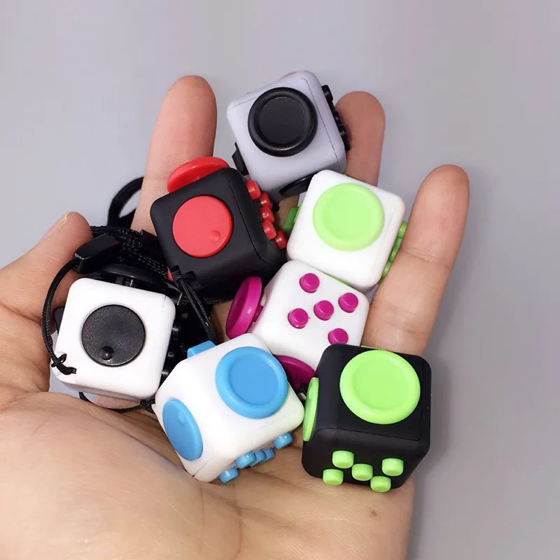 2017 New Style Squeeze Fun Stress Reliever Fidget Cube Relieves Anxiety And Stress Toys Fidget Cube