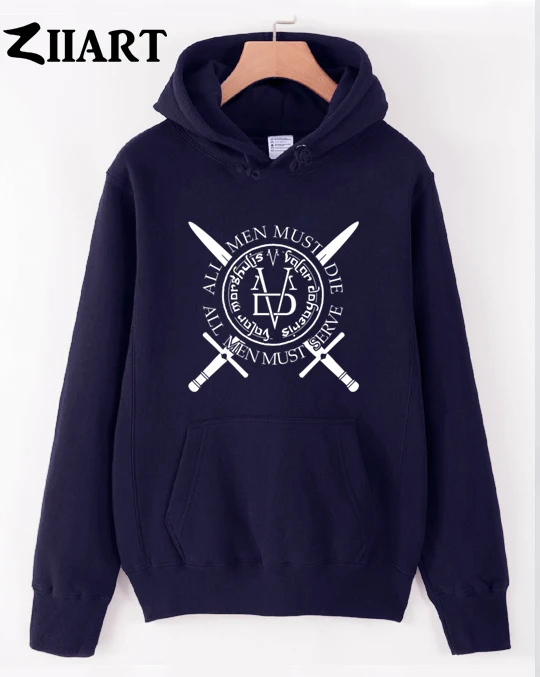 

swords all men must die serve valar morghulis Valar Dohaeris couple clothes girls woman female autumn winter fleece hoodies