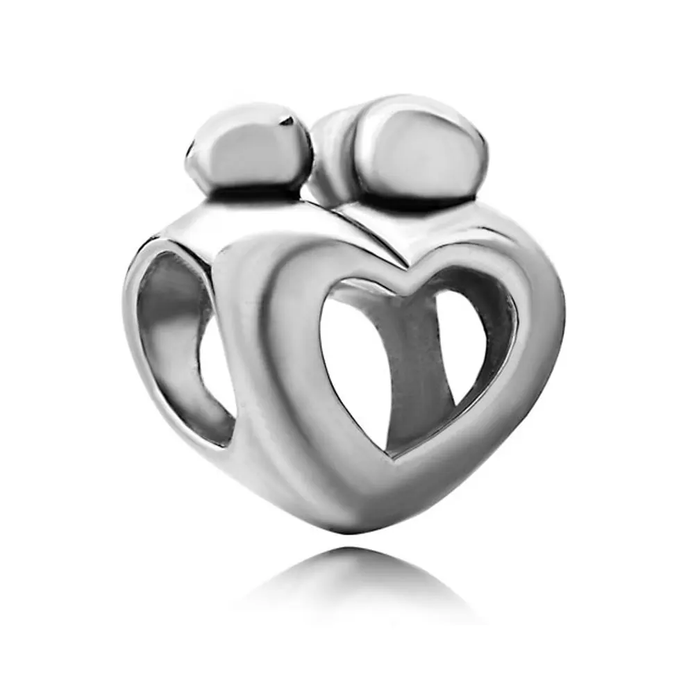 Mother Mom Dad Baby Beads Fit Pandora Original Charm Bracelet Family Beads & Jewelry Makings