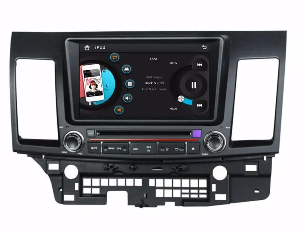 Автомобильный DVD плеер 8 &quotс GPS(opt) BT/TV аудио радио стерео Мультимедиа для Mitsubishi LANCER