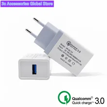 USB зарядное устройство quick charge 3,0 для Apple iPhone 7 8 6 6s ipad EU US зарядное устройство с адаптером для samsung s8 s9 huawei зарядное устройство
