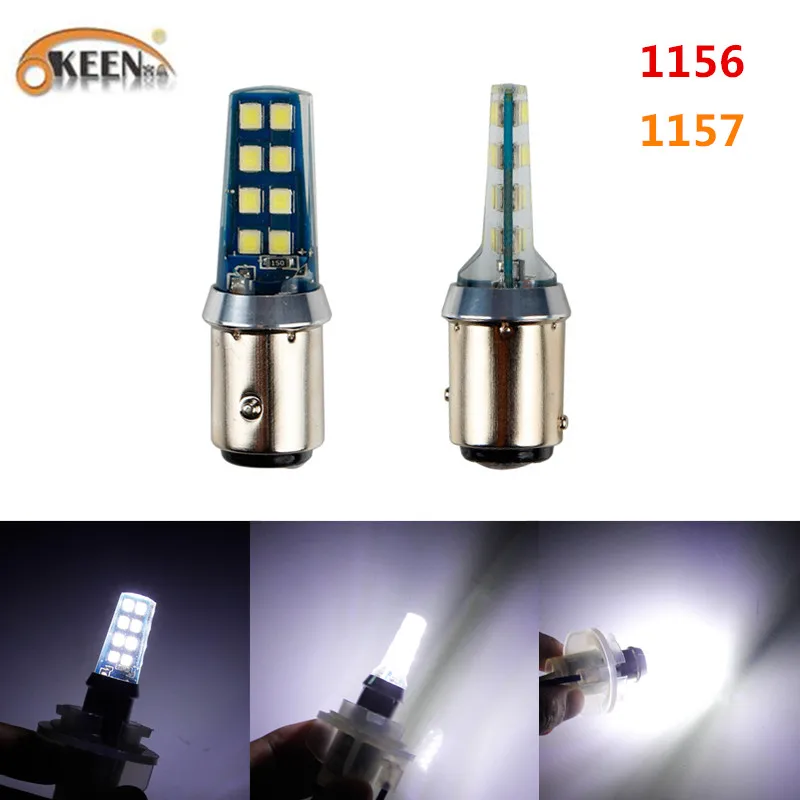 2 шт. Автомобильные светодиодные лампы 1157 BAY15D P21/5W 16 2835SMD 12 в 6000 К|Сигнальная лампа| |