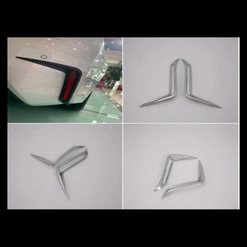 

For TOYOTA Levin 2019 ABS Chrome Car Rear Taillights Fog Lamp Light Decoration Cover Trim 2PCS Car Styling