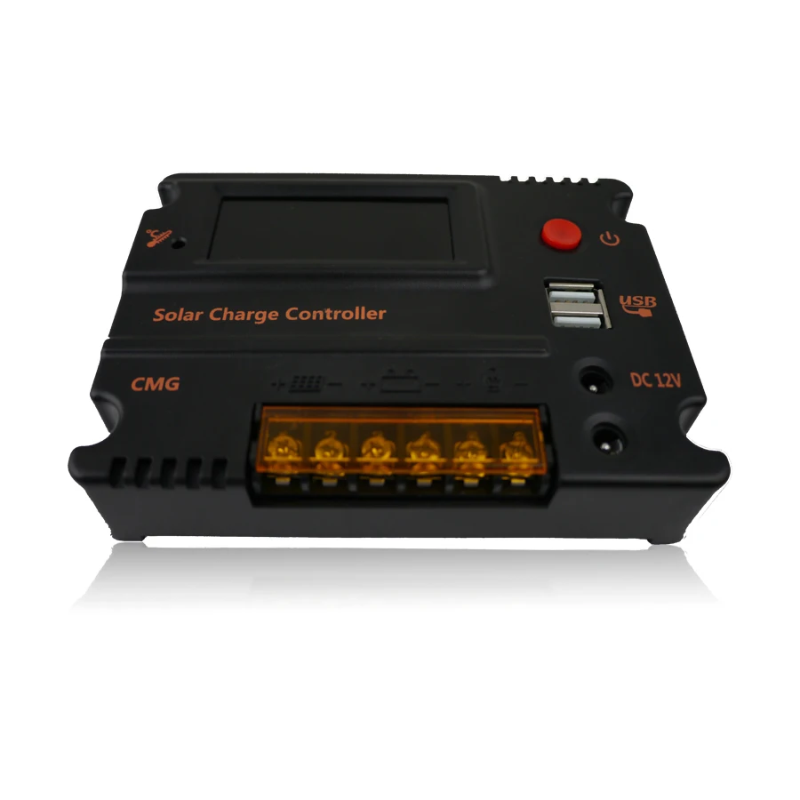 

MAYLAR 12V Solar Panel Charge Controller LCD Display 20A PWM Battery Regulator with Dual 5V USB Output