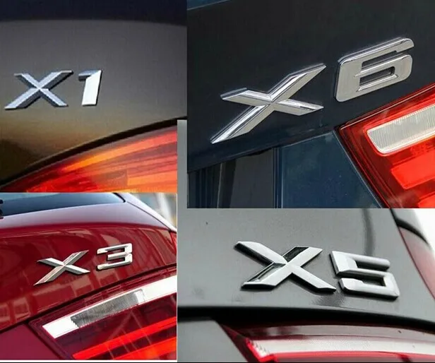 Оригинальный дизайн мощность для мотоспорта автомобилей сзади Стикеры BMW X серии