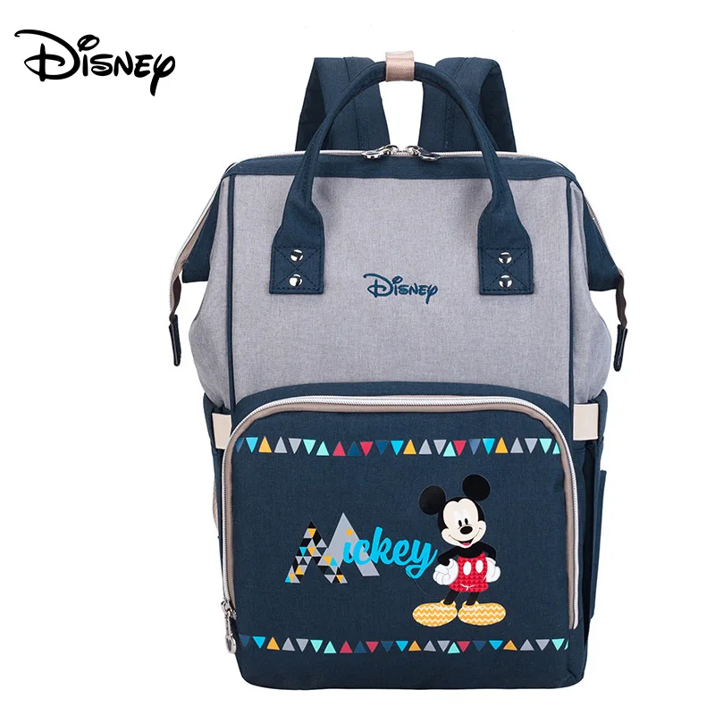 

Disney Minnie Mickey Bags For Mom Fashion Large Capacity Travel Maternity Backpack Portable Diaper Bags Original Disney Bag