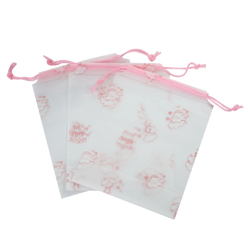Cartoon Pink Cloud Transparent Cosmetic Bag Travel Zipper Make Up Case Organizer Storage Wash Box Toiletry Beauty Makeup Pouch