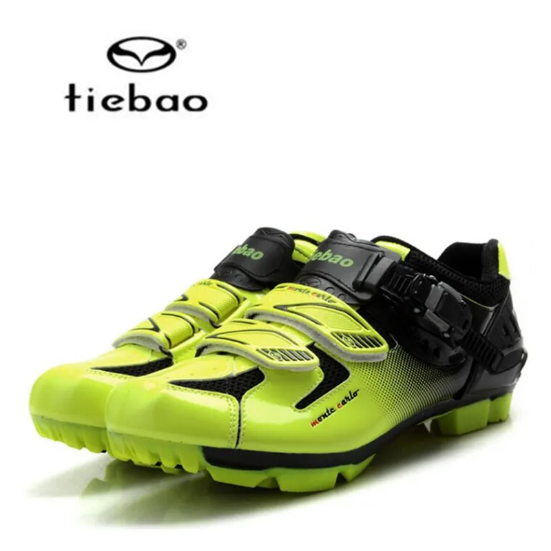 TIEBAO ciclismo zapatos añadir SPD pedal set sapatilha ciclismo mtb 2019 hombres zapatillas deportivas hombre bicicleta de montaña