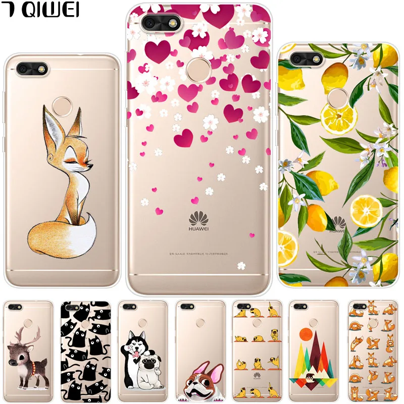 

5.0'' for Huawei Y6 Pro 2017 Case Silicone TPU SLA-L22 Russia for Huawei Nova Lite 2017 Case Cover for Huawei P9 Lite Mini Case