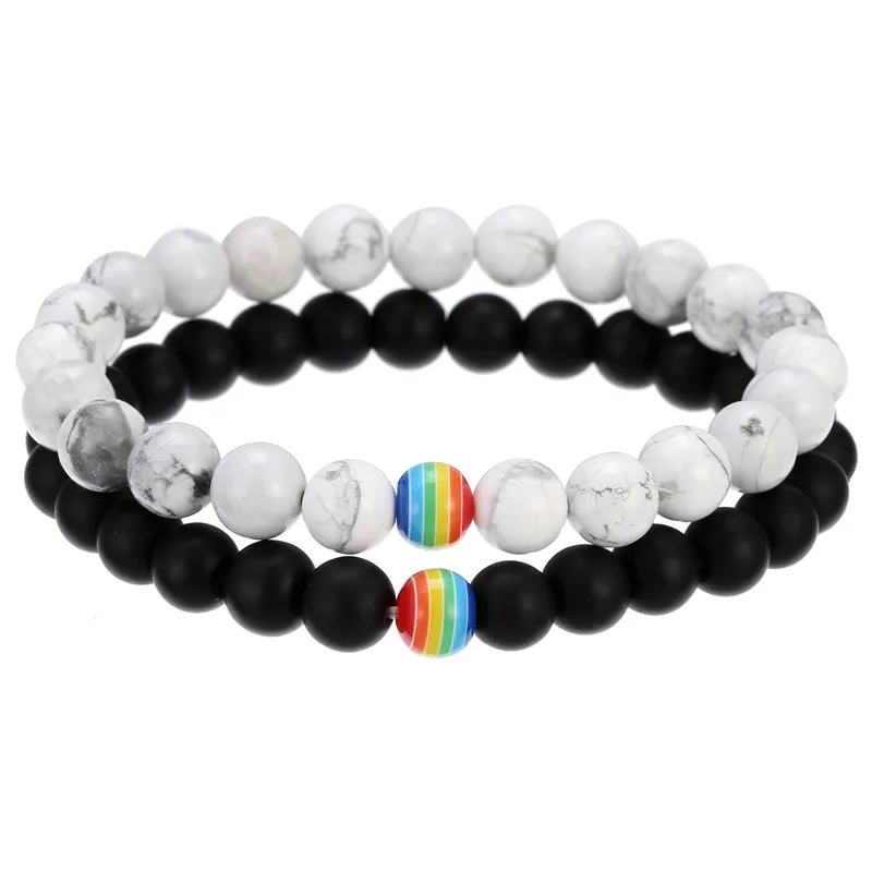 Lesbian and Gay couple bracelets