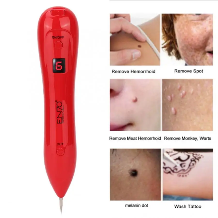 

Pro 6 levels Spot Removal Pen Facial Mole Removal Machine Beauty Care Instrument Remove Dark Spots Tattoos Face Skin Care Tools