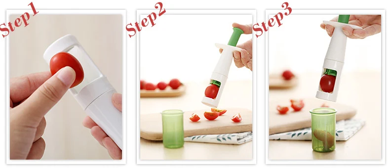 Креативный пластиковый Фруктовый нож для винограда многофункциональный домашний кухонный портативный небольшой помидорорезка для пикника