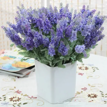 

wholesale 10 bunch / lot silk artifical Lavender flower bouquet-wedding/decorative flower /hand made flower B120