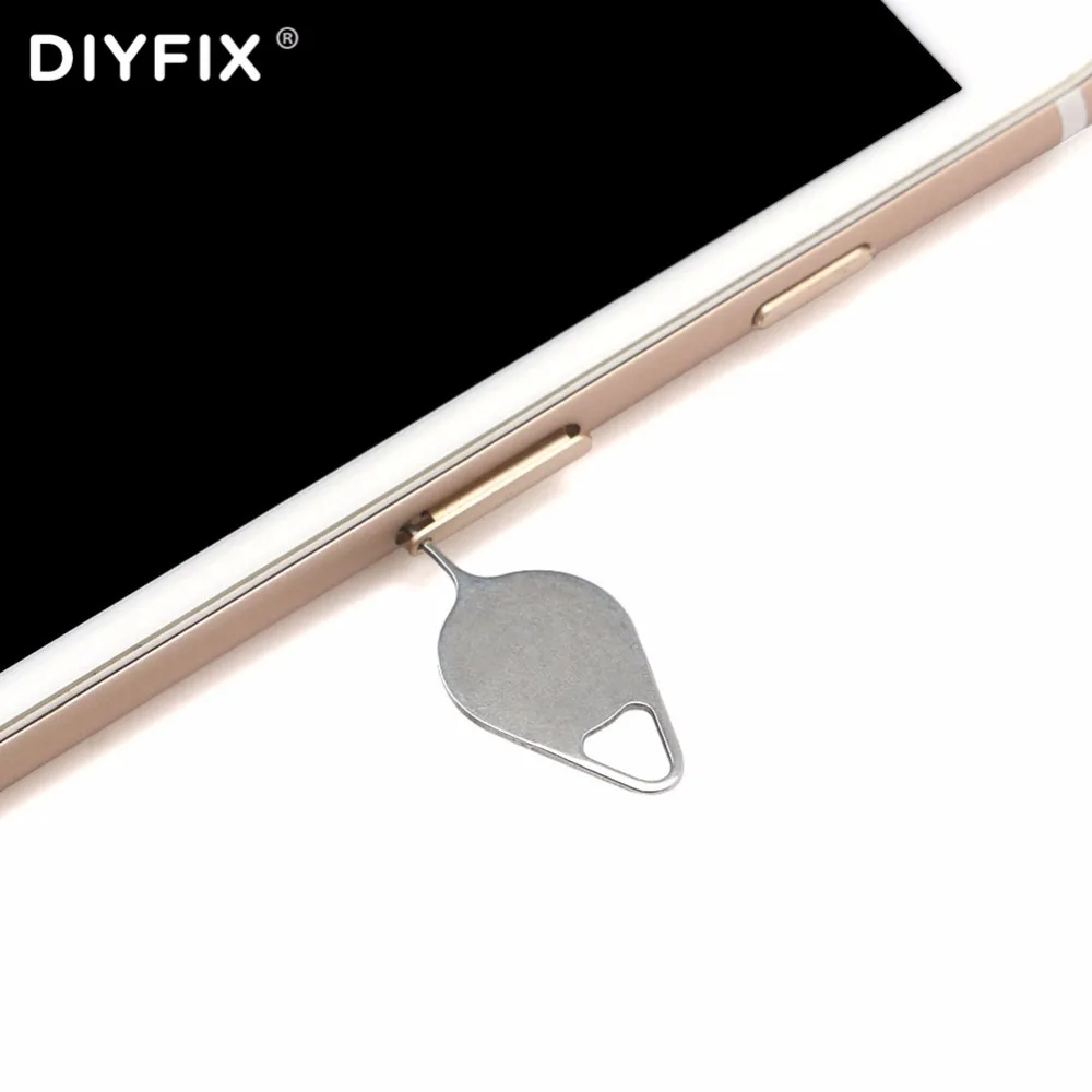 DIYFIX Sim Card Tray Removal Eject Pin Key Tool Stainless Steel Needle ...