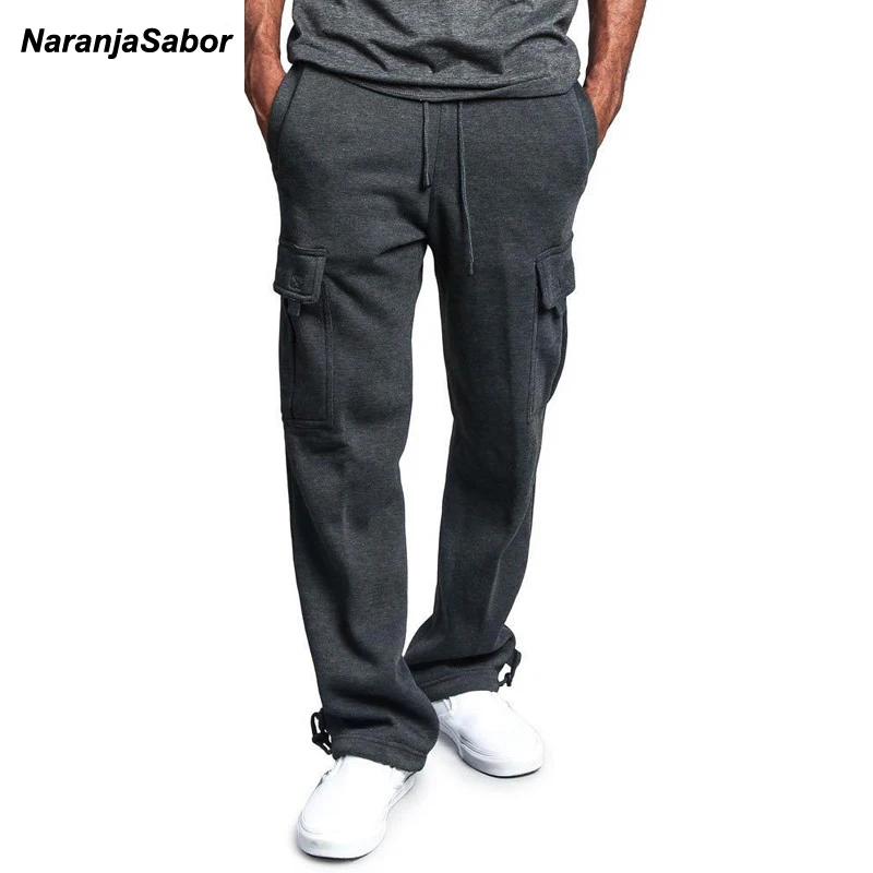 NaranjaSabor, новинка, Весенняя спортивная одежда, мужские штаны, эластичная талия, спортивные штаны, свободные карманы, Мужские штаны, джоггеры, повседневные брюки, N493