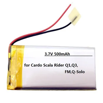 

Battery for Cardo Scala Rider Q1,Q3,FM,Q-Solo Headset New Li-po Rechargeable Replacement 3.7V 500mAh WW452050PL,WW452050PL_C
