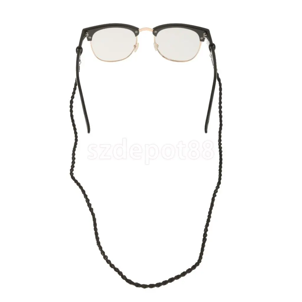 2PCS Eyeglass Reading Glasses Spectacles Neck Cord Strap Chain Cord Lanyard Retainer Holder for Outdoor Sports