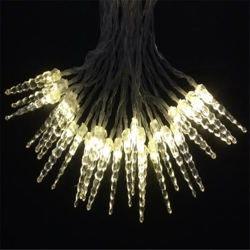 10M 50 LED Icicle String Lights New Year Christmas Xmas Wedding Party Led Fairy Lights 14