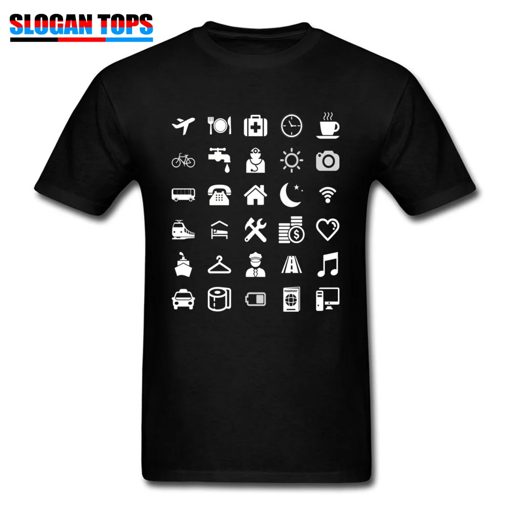Emoticons T Shirt Travel Men T shirt Holiday Tshirt Trendy Emoji
