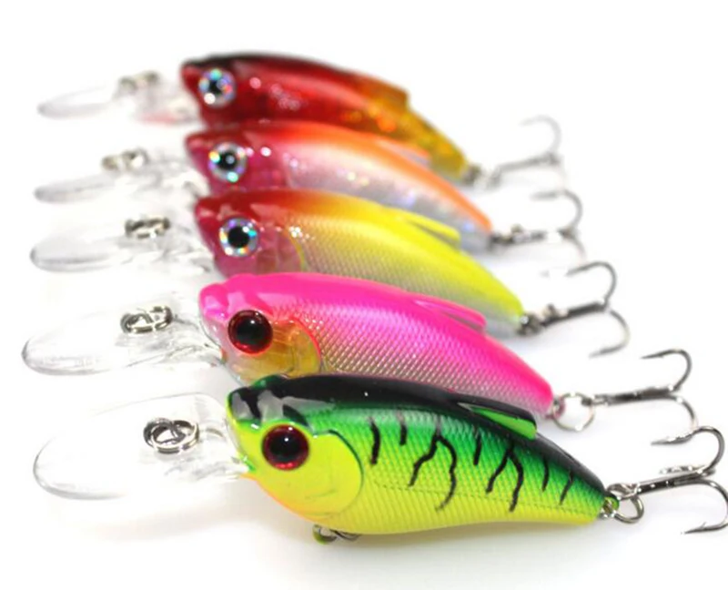 5Pcs Crazy wobbler bait Vibrating Crankbait 9cm 9.1g Swim Lure Minnow