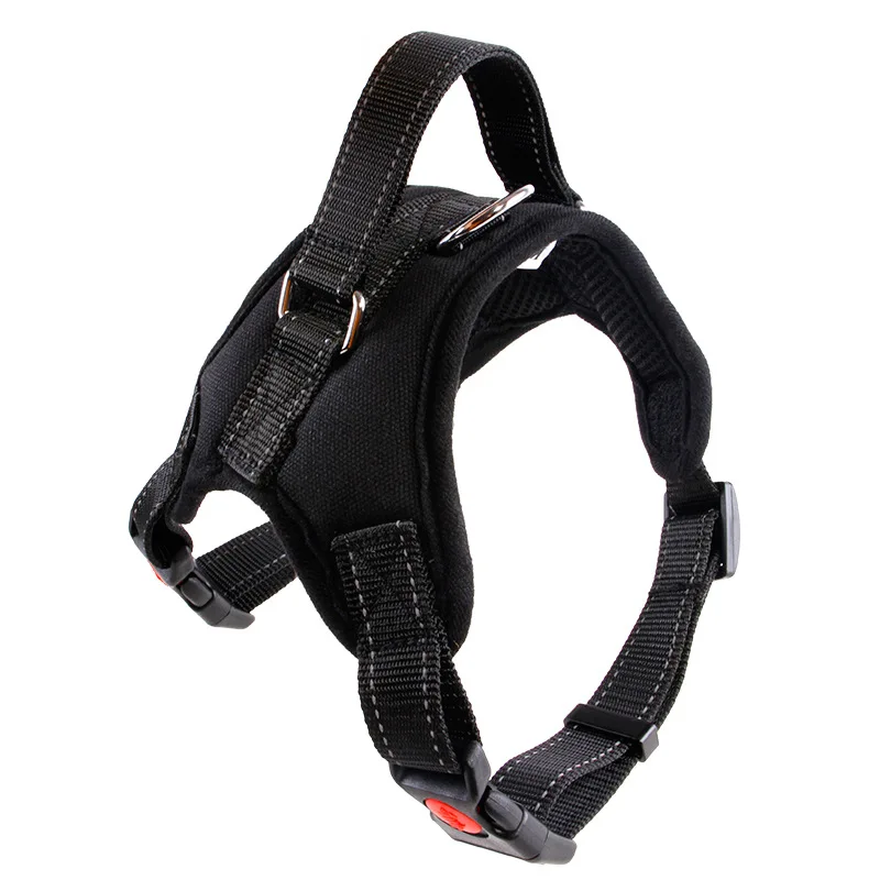 Nylon Heavy Duty Dog Pet Harness Collar Adjustable Padded Extra Large Medium Small Dog Harnesses Vest Husky Big Dogs Products