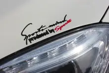 Wholesale 50 pcs/lot,Sports,3D car sticker for engine cover bonnet lamp eyebrow, Chrome Emblem,nice retail packing free shipping