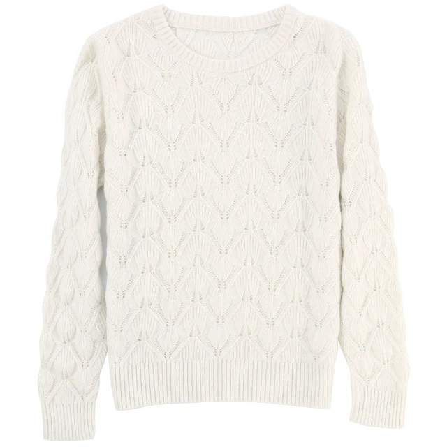 womens white christmas sweater