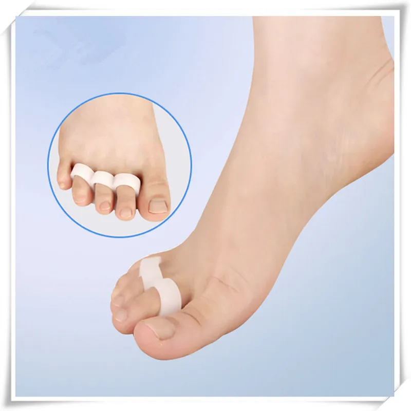 Buy 2pcs/pair Silicone Gel Toe Separators Alignment