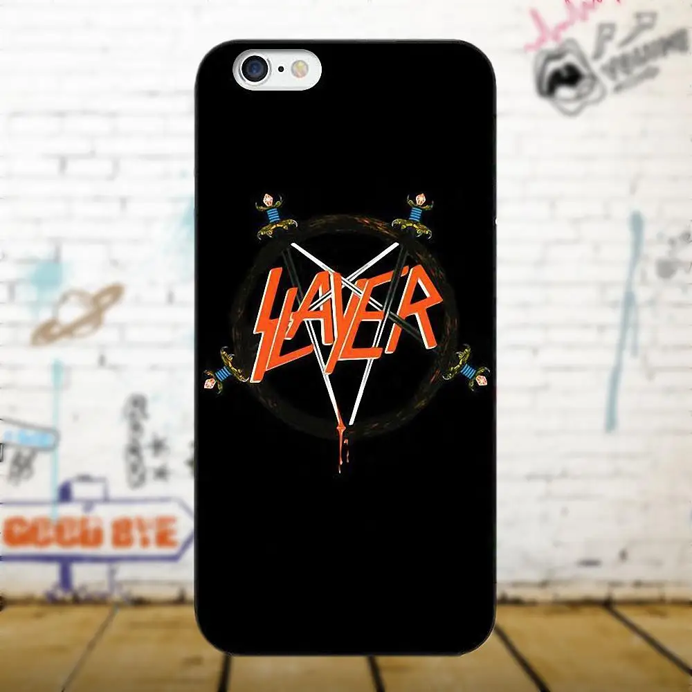 Истребительница Heavy Metal Rock Band удивительно для Apple iPhone X 4 4S 5 5C 5S SE 6 6S 7 8 плюс для LG G3 G4 G5 G6 K4 K7 K8 K10 V10 V20 - Цвет: as picture