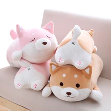 1pc 36cm Kawaii Fat Shiba Inu Dog Plush Toy Stuffed Soft Animal Cartoon Pillow Christmas Gift for Kids Baby Children