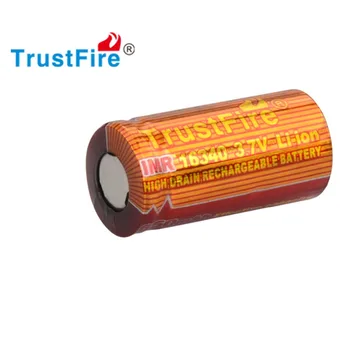 

2Pcs/Lot Original TrustFire IMR 16340 3.7V 650mAh Li-ion High Drain Rechargeable Battery Power Source for LED Flashlight