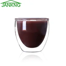 2 шт 4 шт 6 шт двухслойные s 80 мл термостойкие стеклянные чашки для кофе двухслойные ручной работы Изысканные чашки Shot glass es