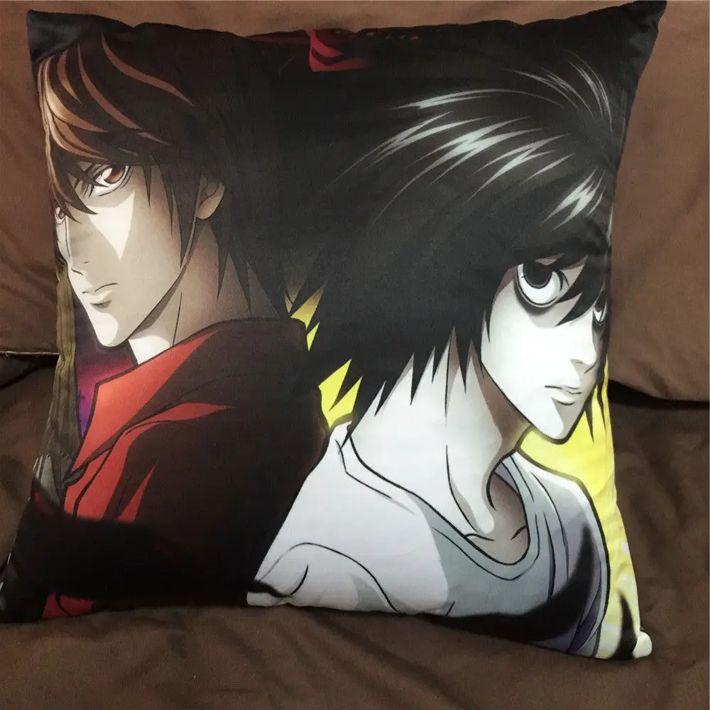 Death Note Аниме Манга Двусторонняя Подушка Чехол s обнимая для подушки Otaku косплей