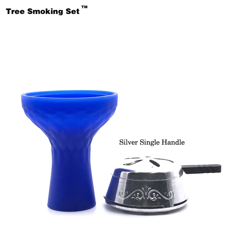 

Kaloud Chicha Charcoal Holder Blue Bowl Narguile Nargile Hookah Pipe Shisha Accessories Cazoleta Cachimba Glawaer Gift TWAN0356