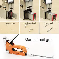 Nailers заклепка инструмент пистолет для ногтевого дизайна металлическая дверь гвоздь деревянный дюбель дверной гвоздь Деревообработка
