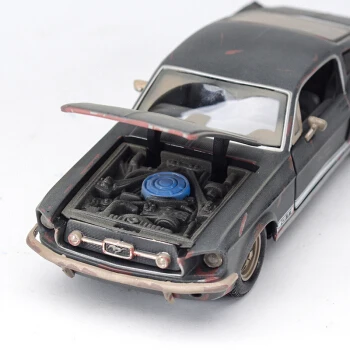 Модель автомобиля в античном стиле 1:24 из литая олова для Ford mustang 1967 GT спортивный