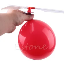 10Pcs/ Lot Traditional Classic Balloon Helicopter Kids Child Children Play Flying Toy Free Shipping