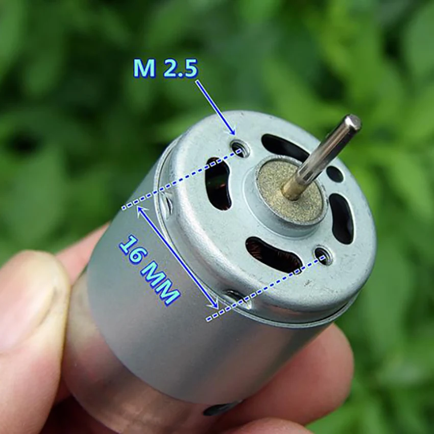 385 МОДЕЛЬ микро мотор DC12V 24V высокоскоростной двигатель с большим крутящим