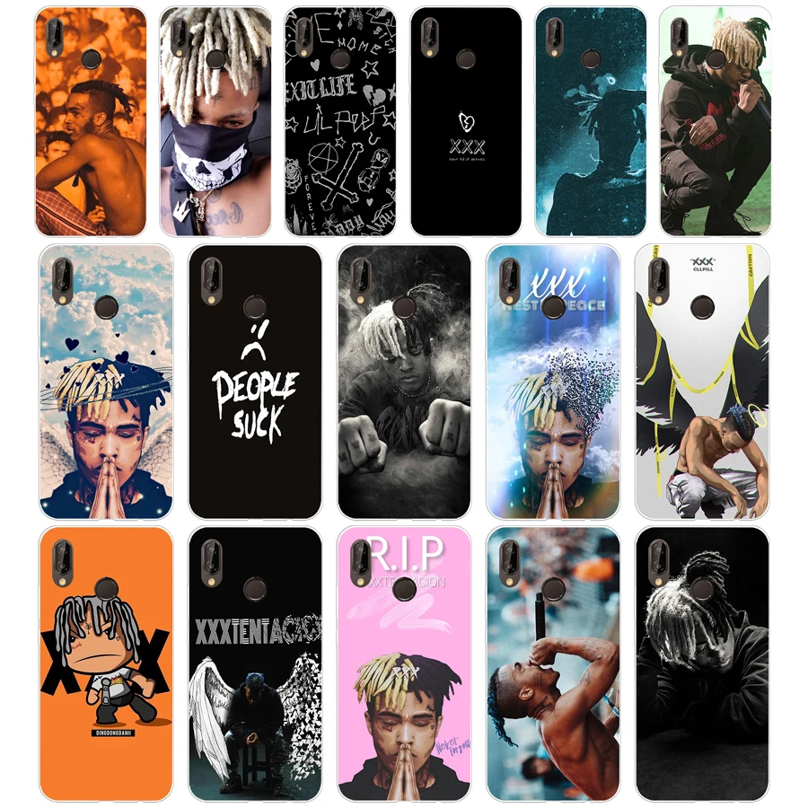 

333W Rap Singer XXX Tentacion Soft Silicone Tpu Cover Case for Honor 10 huawei p 10 20 30 lite y5 2018 p30 Pro mate 10 20 lite