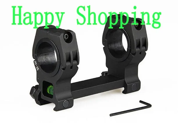 

QD mount 30mm to 35mm ring diameter fits 20mm rail with bubble level for rifle scope hunting free shipping