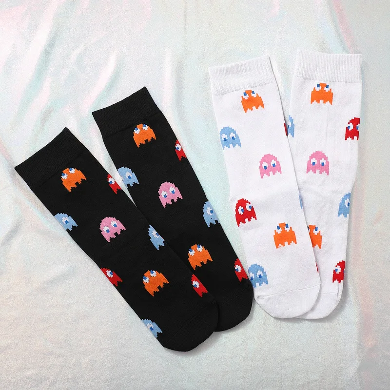 Neue-Baumwolle-m-nner-frauen-Crew-Socken-Lustige-Harajuku-Nette-Neuheit-Cartoon-sloth-Super-Mario-Weihnachten(5)